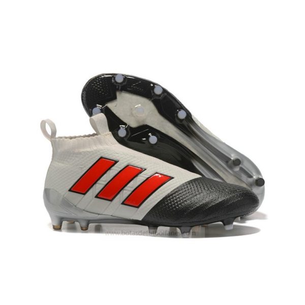 Adidas ACE PureControl FG Gris Negro Rojo